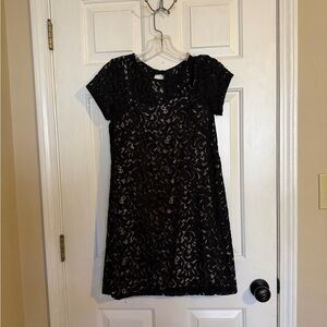 LOFT Black Lace Wedding Dress